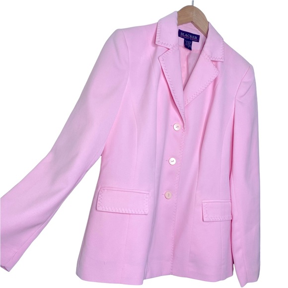 Pink Blacker by Stanley Blacker Jacket - Size 8 - Trendy - Statement Jacket - Picture 10 of 10